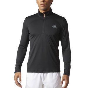 adidas Men's Tech Quarter Zip Long Sleeve Shirt
